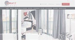 Desktop Screenshot of amatidesignhotel.it